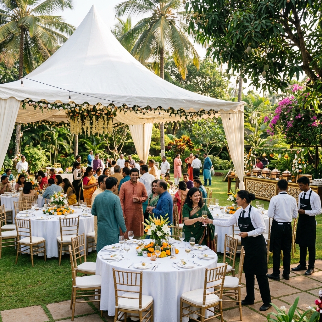Outdoor catering services in Vadodara